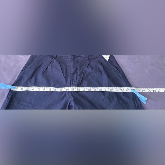 Frank & Eileen WATERFORD Walking Short ITALIAN PERFORMANCE LINEN size: 10 Navy - Picture 14 of 16